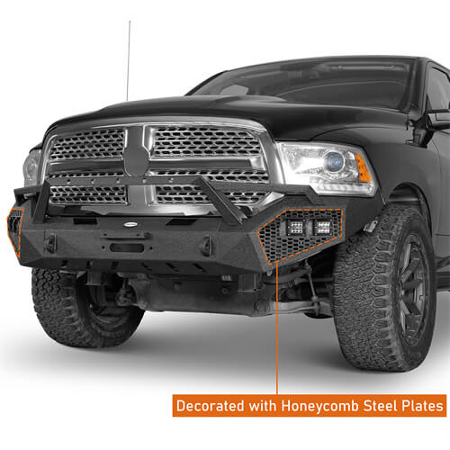 Load image into Gallery viewer, 2013-2018 Ram 1500 Aftermarket Front Bumper 4x4 Truck Parts - Hooke Road b6020s 10