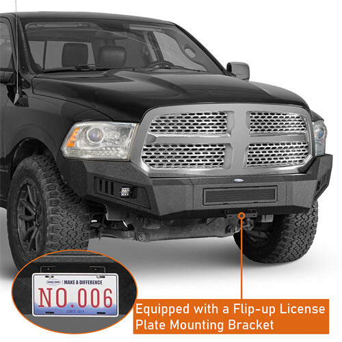 Load image into Gallery viewer, 2013-2018 Ram 1500 Aftermarket Front Bumper 4x4 Truck Parts - Hooke Road b6023s 10