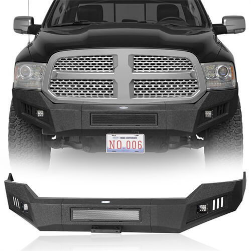 Load image into Gallery viewer, 2013-2018 Ram 1500 Aftermarket Front Bumper 4x4 Truck Parts - Hooke Road b6023s 2