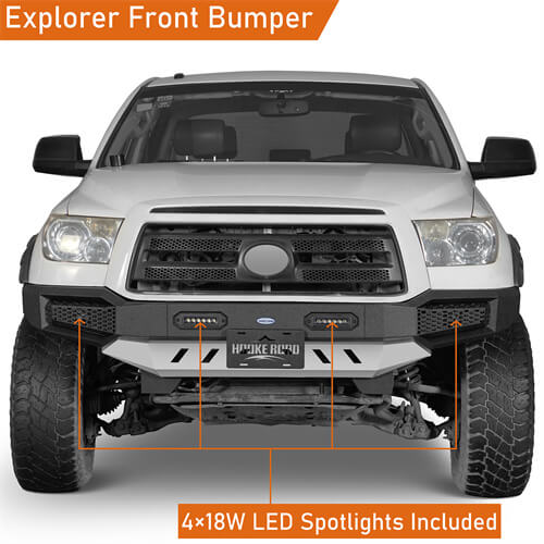 Load image into Gallery viewer, 2007-2013 Toyota Tundra Front Bumper Toyota Tundra Accessories - Hooke Road b5214s 11