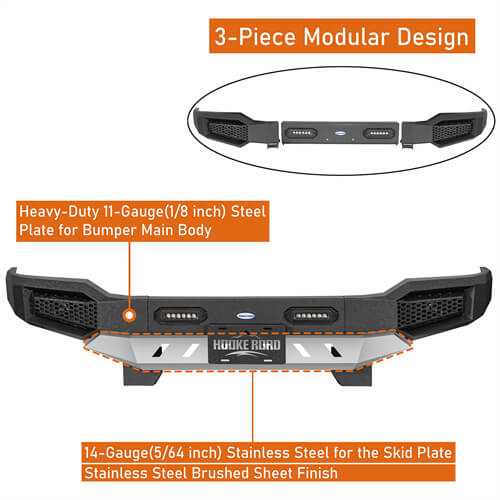 Load image into Gallery viewer, 2007-2013 Toyota Tundra Front Bumper Toyota Tundra Accessories - Hooke Road b5214s 15