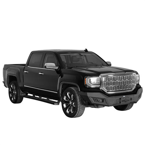 Load image into Gallery viewer, Hooke Road  Aftermarket Front Bumper with LED Spotlights for 2016-2018 GMC Sierra 1500 b9461 3