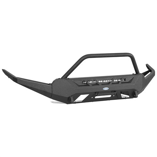 Load image into Gallery viewer, Hooke Road Aftermarket Front Bumper with Winch Plate & LED Light Bar for 2016-2023 Toyota Tacoma 3rd Gen b4220s 6