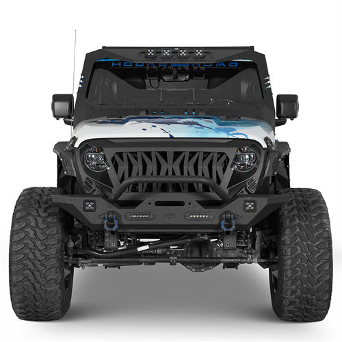 Load image into Gallery viewer, 2018-2024 Jeep JL& JT Front Fender Flares Wheel Well Guards 4x4 Jeep Parts - Hooke Road b3054s 6