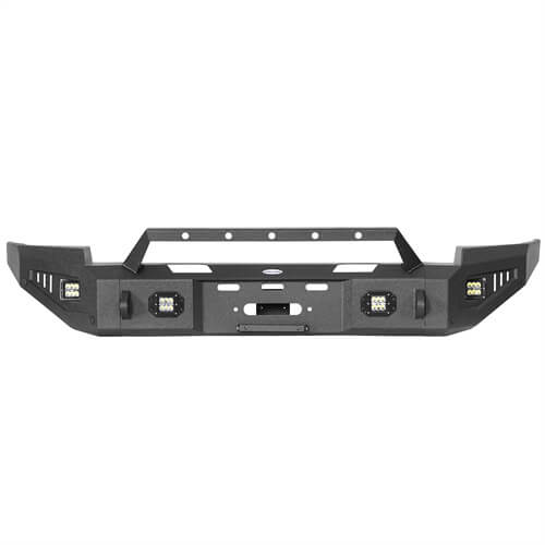 Load image into Gallery viewer, Hooke Road Aftermarket Full Width Front Bumper 4x4 Truck Parts For 2014-2015 Chevy Silverado 1500 b9028 20