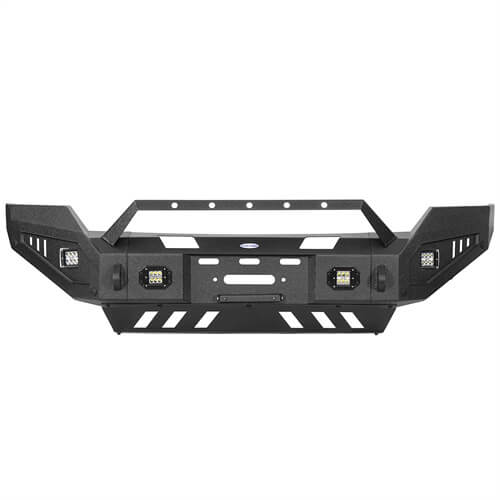 Load image into Gallery viewer, Aftermarket Full-Width Ford F-250 Front Bumper Pickup Truck Parts For 2011-2016 Ford F-250 - Hooke Road b8525 20