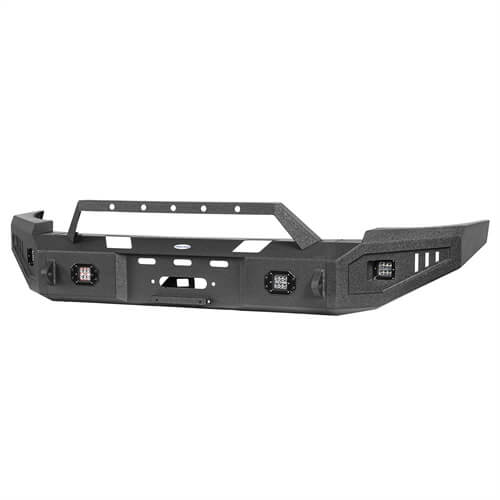 Load image into Gallery viewer, 07-13 Chevy Silverado 1500 Aftermarket Full Width Front Bumper 4x4 Parts - HookeRoad b9027 19