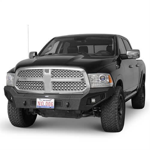 Load image into Gallery viewer, Aftermarket Full Width Front Bumper 4x4 Truck Parts For 2013-2018 Dodge Ram 1500 - Hooke Road b6021 4