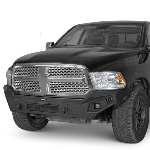 Load image into Gallery viewer, Aftermarket Full Width Front Bumper 4x4 Truck Parts For 2013-2018 Dodge Ram 1500 - Hooke Road b6021 6
