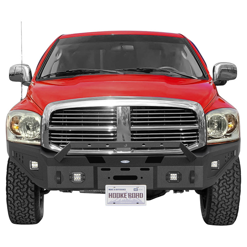 Load image into Gallery viewer, Aftermarket Full-Width Ram 1500 Front Bumper Pickup Truck Parts For 2006-2008 Ram 1500 - Hooke Road b6505 3