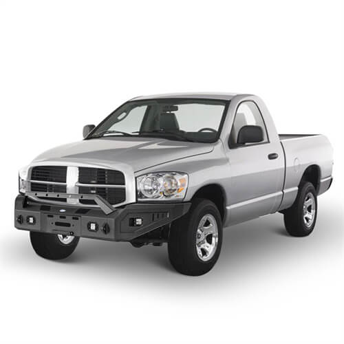 Load image into Gallery viewer, Aftermarket Full-Width Ram 1500 Front Bumper Pickup Truck Parts For 2006-2008 Ram 1500 - Hooke Road b6505 5