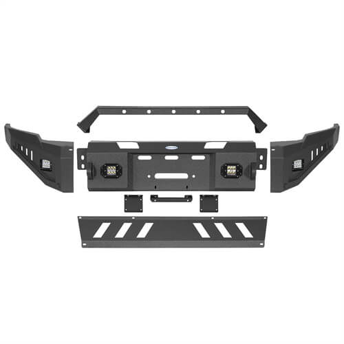 Load image into Gallery viewer, Aftermarket Full-Width Ram 2500 Front Bumper Pickup Truck Parts For 2010-2018 Ram 2500 - Hooke Road b6404 8