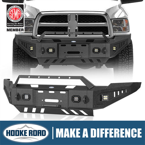Load image into Gallery viewer, Aftermarket Full-Width Ram 2500 Front Bumper Pickup Truck Parts For 2010-2018 Ram 2500 - Hooke Road b6404 1