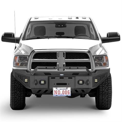 Load image into Gallery viewer, Aftermarket Full-Width Ram 2500 Front Bumper Pickup Truck Parts For 2010-2018 Ram 2500 - Hooke Road b6404 3