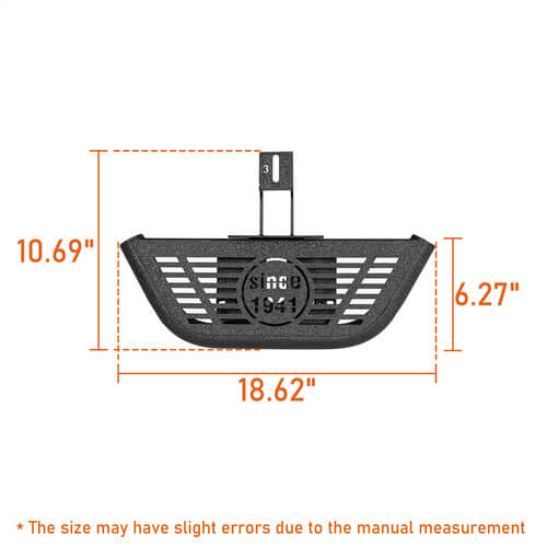Load image into Gallery viewer, Side Hoop Steps Kit Jeep Wrangler Parts For 2007-2018 Jeep Wrangler JK 2-Door - Hooke Road b2095s 12