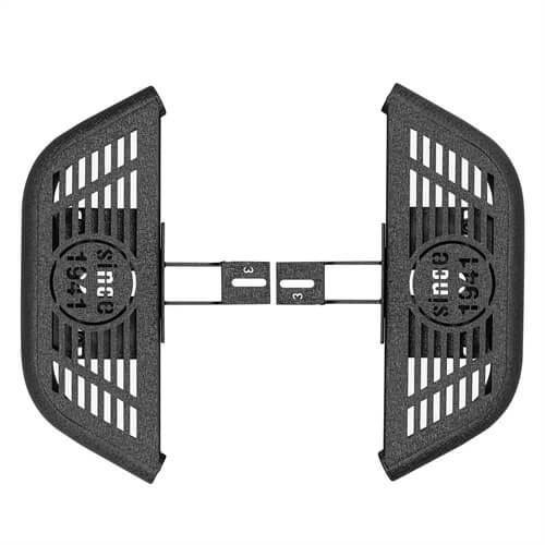 Load image into Gallery viewer, Side Hoop Steps Kit Jeep Wrangler Parts For 2007-2018 Jeep Wrangler JK 2-Door - Hooke Road b2095s 19