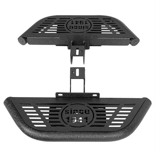 Load image into Gallery viewer, Side Hoop Steps Kit Jeep Wrangler Parts For 2007-2018 Jeep Wrangler JK 2-Door - Hooke Road b2095s 22