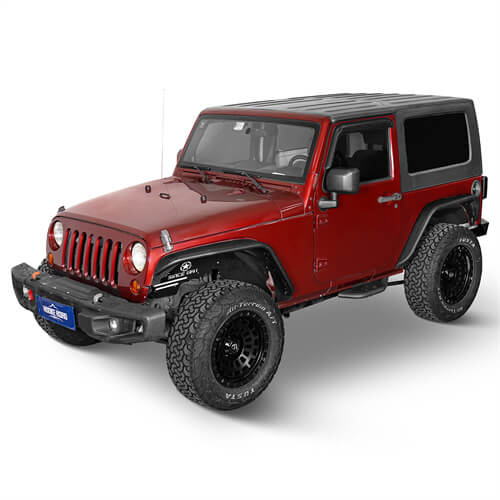 Load image into Gallery viewer, Side Hoop Steps Kit Jeep Wrangler Parts For 2007-2018 Jeep Wrangler JK 2-Door - Hooke Road b2095s 4