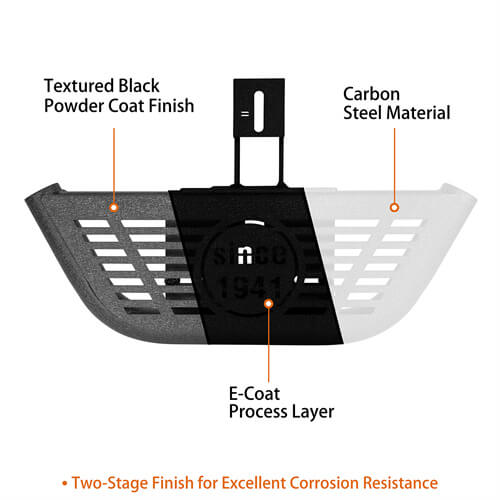 Load image into Gallery viewer, Side Hoop Steps Kit Jeep Wrangler Accessories For 2018-2023 Jeep Wrangler JL 2-Door - Hooke Road b3060s 14