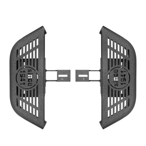 Load image into Gallery viewer, Side Hoop Steps Kit Jeep Wrangler Accessories For 2018-2023 Jeep Wrangler JL 2-Door - Hooke Road b3060s 17