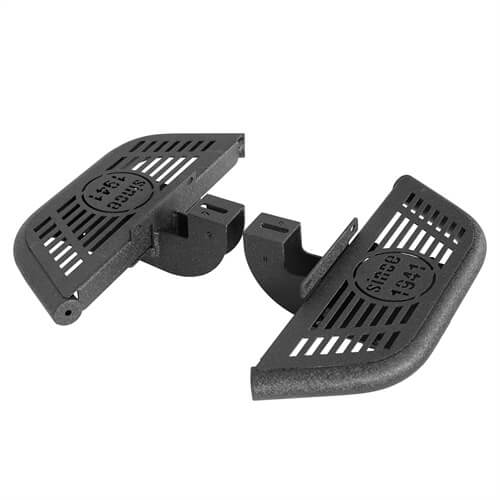 Load image into Gallery viewer, Side Hoop Steps Kit Jeep Wrangler Accessories For 2018-2023 Jeep Wrangler JL 2-Door - Hooke Road b3060s 19