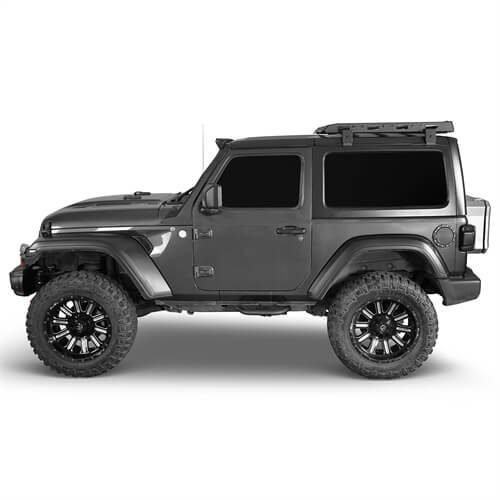 Load image into Gallery viewer, Side Hoop Steps Kit Jeep Wrangler Accessories For 2018-2023 Jeep Wrangler JL 2-Door - Hooke Road b3060s 3
