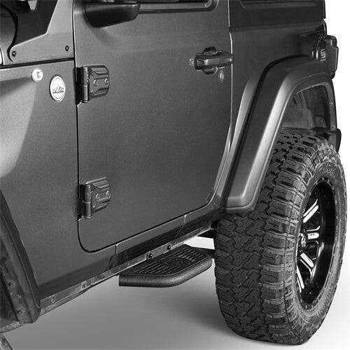 Load image into Gallery viewer, Side Hoop Steps Kit Jeep Wrangler Accessories For 2018-2023 Jeep Wrangler JL 2-Door - Hooke Road b3060s 6