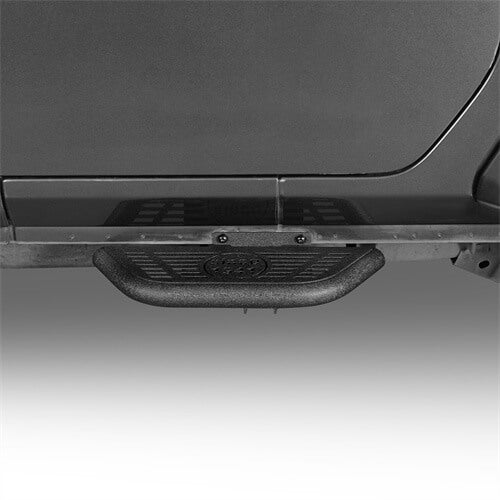 Load image into Gallery viewer, Side Hoop Steps Kit Jeep Wrangler Accessories For 2018-2023 Jeep Wrangler JL 2-Door - Hooke Road b3060s 8