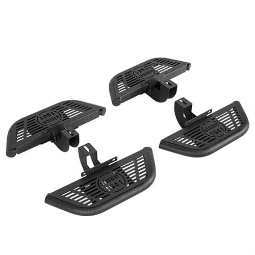 Load image into Gallery viewer, Side Hoop Steps Kit Jeep Wrangler Parts For 2018-2023 Jeep Wrangler JL 4-Door - Hooke Road b3059s 22