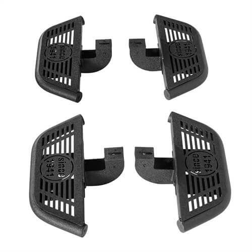 Load image into Gallery viewer, Side Hoop Steps Kit Jeep Wrangler Parts For 2018-2023 Jeep Wrangler JL 4-Door - Hooke Road b3059s 23