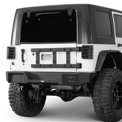2007-2018 Jeep Wrangler JK Rear Bumper 4x4 Jeep Parts Aftermarket Bumpers - Hooke Road b2088s 6