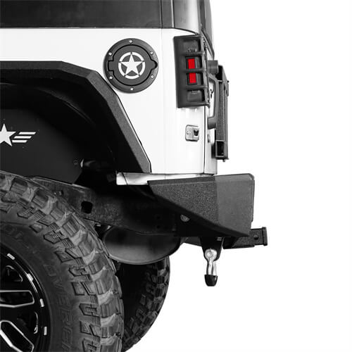 Load image into Gallery viewer, 2007-2018 Jeep Wrangler JK Rear Bumper 4x4 Jeep Parts Aftermarket Bumpers - Hooke Road b2088s 8