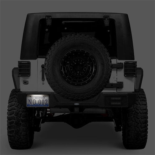 2007-2018 Jeep Wrangler JK Rear Bumper 4x4 Jeep Parts Aftermarket Bumpers - Hooke Road b2088s 9