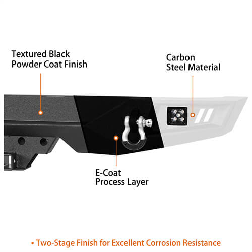 Load image into Gallery viewer, 2007-2018 Jeep JK Rear Bumper Hooke Road Bumpers 4x4 Jeep Parts - Hooke Road b2097s 22