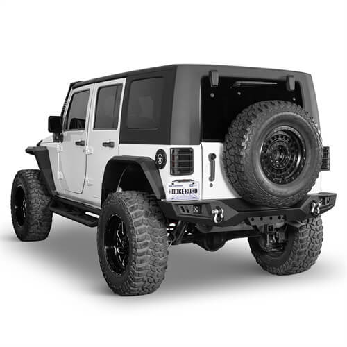Load image into Gallery viewer, 2007-2018 Jeep JK Rear Bumper Hooke Road Bumpers 4x4 Jeep Parts - Hooke Road b2097s 5
