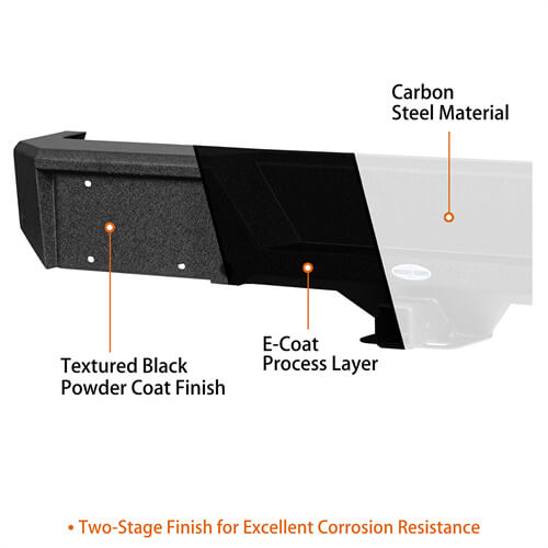 Load image into Gallery viewer, 2018-2024 Jeep Wrangler JL Rear Bumper 4x4 Jeep Parts Aftermarket Bumpers - Hooke Road b3056s 18