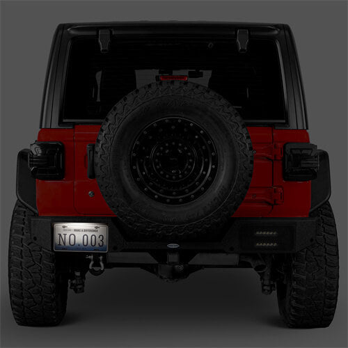 Load image into Gallery viewer, 2018-2024 Jeep Wrangler JL Rear Bumper 4x4 Jeep Parts Aftermarket Bumpers - Hooke Road b3056s 9
