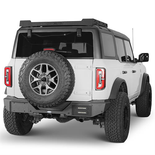 Load image into Gallery viewer, Aftermarket Rear Bumper w/ LED Lights For Ford Bronco 2021-2023 Excluding Raptor - Hooke Road b8920s 4