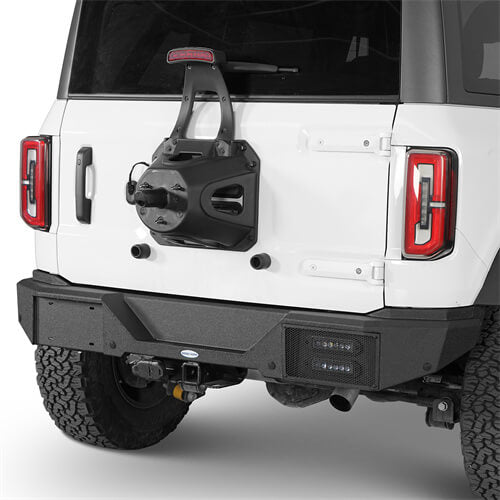 Load image into Gallery viewer, Aftermarket Rear Bumper w/ LED Lights For Ford Bronco 2021-2023 Excluding Raptor - Hooke Road b8920s 6