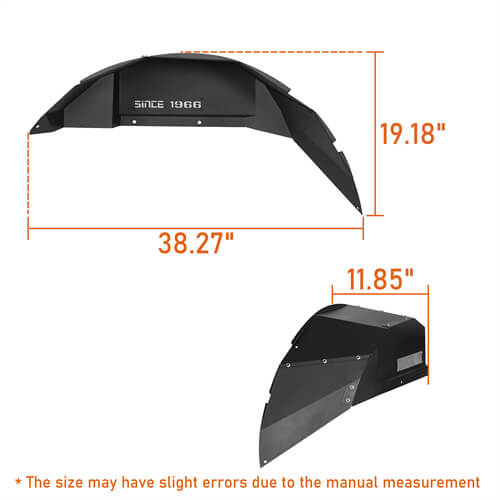 Load image into Gallery viewer, Aftermarket Rear Wheel Well Liners 4x4 Truck Parts For 2021 2022 2023 Ford Bronco - Hooke Road b8915s 15