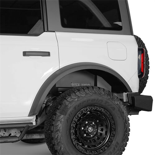 Load image into Gallery viewer, Aftermarket Rear Wheel Well Liners 4x4 Truck Parts For 2021 2022 2023 Ford Bronco - Hooke Road b8915s 4