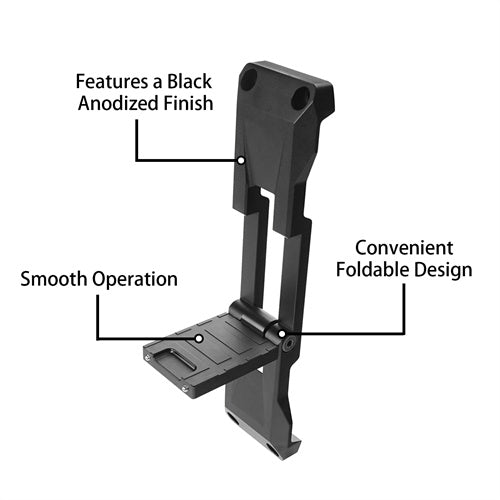 Load image into Gallery viewer, Hooke Road Aluminum Door Hinge Steps for 2007-2018 Jeep Wrangler JK & 2018-2024 JL mmr20140 11