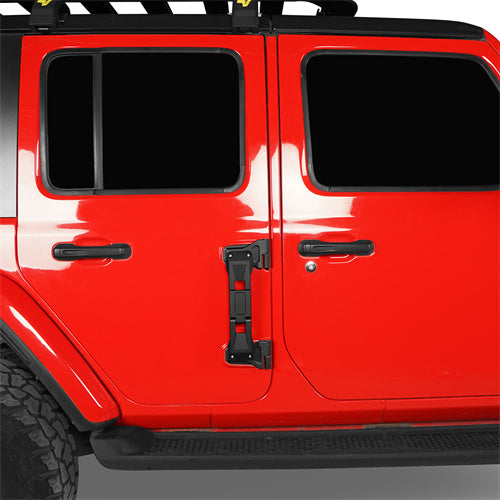 Load image into Gallery viewer, Hooke Road Aluminum Door Hinge Steps for 2007-2018 Jeep Wrangler JK & 2018-2024 JL mmr20140 5