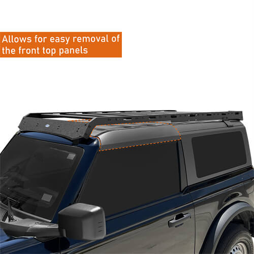 Load image into Gallery viewer, 2021-2024 Ford Bronco Roof Rack Luggage Rack 4x4 Truck Parts - Hooke Road b8929s 12