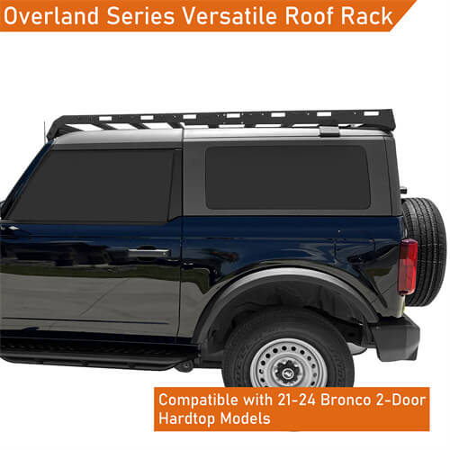 Load image into Gallery viewer, 2021-2024 Ford Bronco Roof Rack Luggage Rack 4x4 Truck Parts - Hooke Road b8929s 7