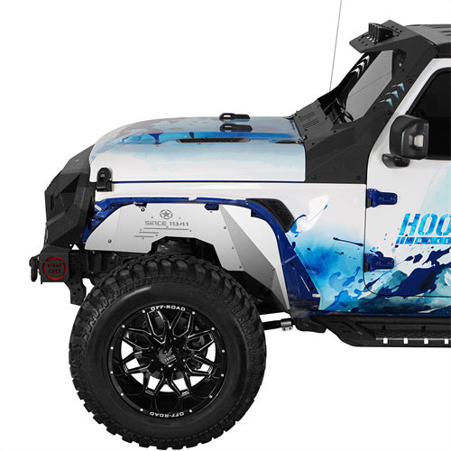 Load image into Gallery viewer, Hooke Road Aluminum Front & Rear Inner Fender Liners for 18-25 Jeep JL b3086s 2