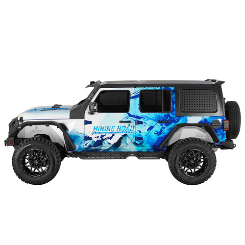 Load image into Gallery viewer, Hooke Road Aluminum Front & Rear Inner Fender Liners for 18-25 Jeep JL b3086s 4
