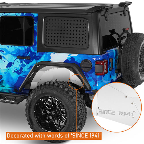 Load image into Gallery viewer, Hooke Road Aluminum Front & Rear Inner Fender Liners for 18-25 Jeep JL b3086s 8