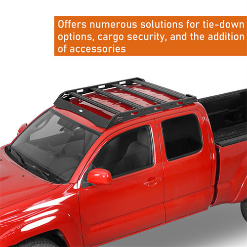 Load image into Gallery viewer, Aluminum Roof Rack Cargo Rack 4x4 Truck Parts For 2005-2023 Toyota Tacoma Access Cab  - Hooke Road b4035s 11