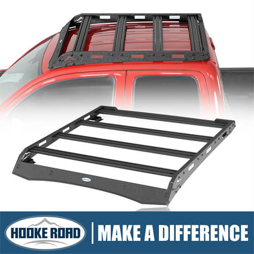 Load image into Gallery viewer, Aluminum Roof Rack Cargo Rack 4x4 Truck Parts For 2005-2023 Toyota Tacoma Access Cab  - Hooke Road b4035s 1